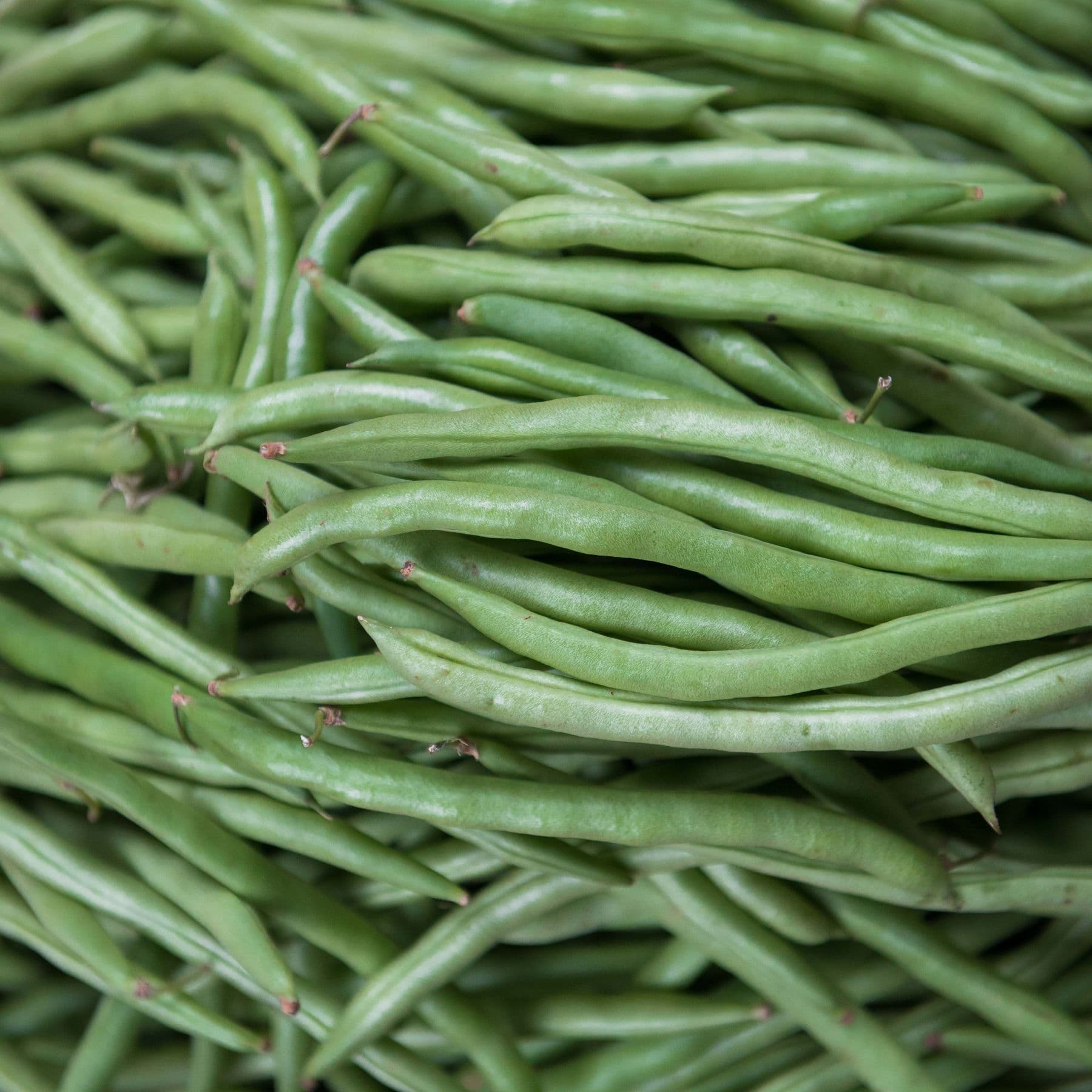 Green beans with mustard, shallots & toasted hazelnuts